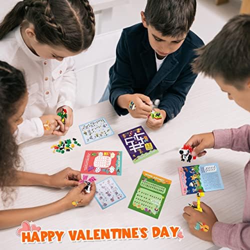 Colplay classroom valentines day exchange kit individual contents displayed clearly