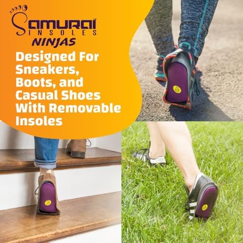 Side view of Samurai Insoles Ninjas highlighting the biomechanical arch support curve.