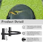 Black customizable fish tank fence shaped as a semicircle