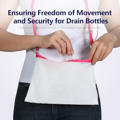 Yesito dual-pocket breast cancer recovery pouch set packaging contents