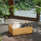 Complete Fukumaru 5 piece cat scratcher kit with outer container