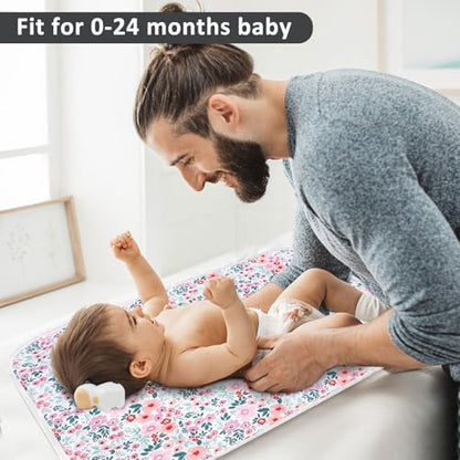 Flat lay of Phoebus Baby changing pad for travel use