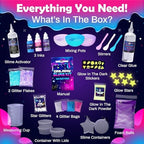 Original Stationery Galaxy Slime Kit glow in the dark cosmic slime created by children.