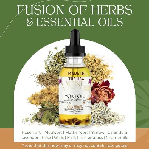 Feminine hygiene oil for odor reduction and soothing razor bumps after shaving.