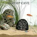 TYZEMKO aquarium decoration packaging showing secure suction attachment mechanism