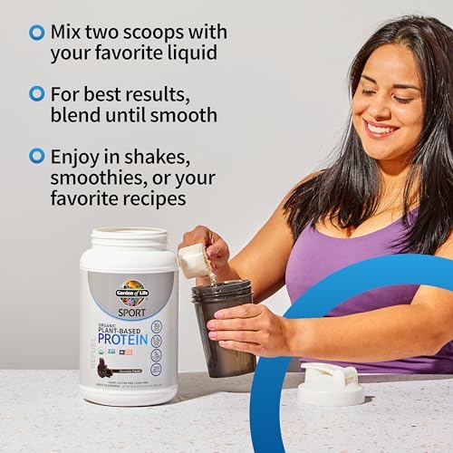 NSF Certified for Sport organic protein powder gluten-free non-GMO soy-free dairy-free