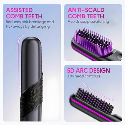 Compact travel hair tool in a handbag
