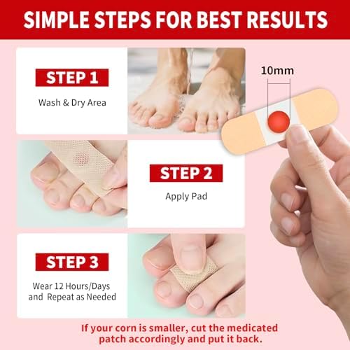 Plantar wart remover cushion bandage showing the strong adhesive backing sheet