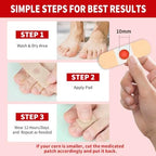 Plantar wart remover cushion bandage showing the strong adhesive backing sheet