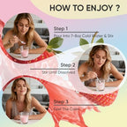 Authentic KXVUDE USA imported health drink mix lifestyle presentation for daily stress management.