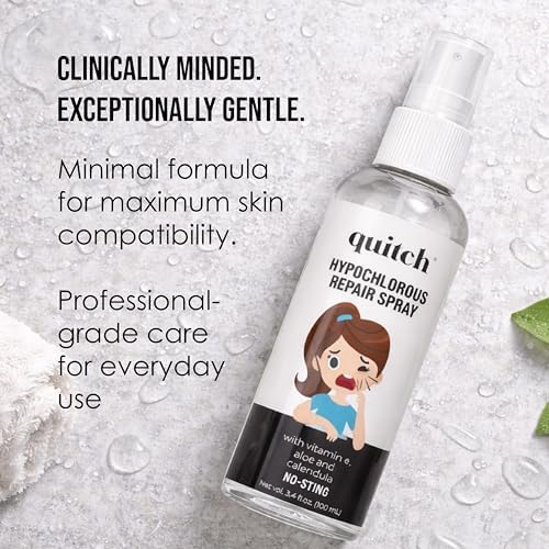 Quitch eyelid and eyelash cleanser mist for lash extension care.