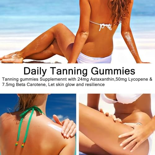 Tuyapio tanning supplement bottle showing watermelon flavor label