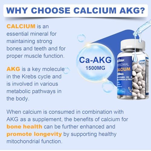 Nextdia Liposomal Calcium AKG 120 softgels for bone health