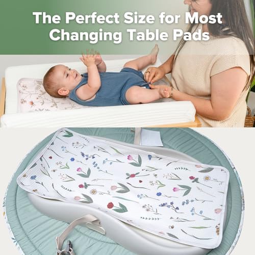 Haakaa reusable diaper changing mat folded for travel