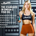 JYM Supplement Science Omega JYM Fish Oil side profile bottle view