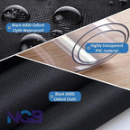 NGB outdoor fence cover packed inside its included large accessory storage bag