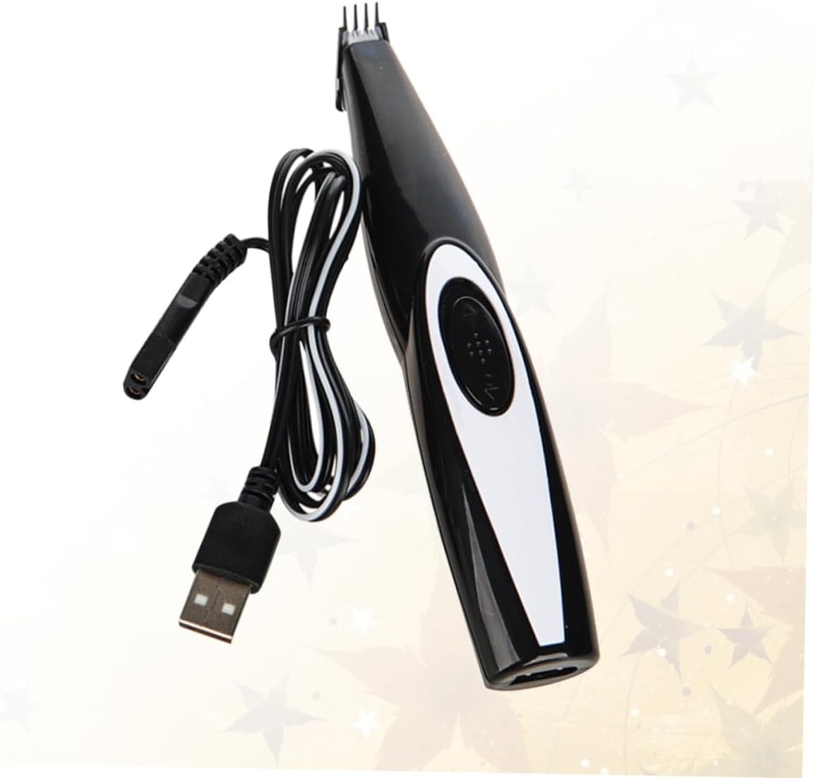 Hotaden silent pet hair clipper with mini cleaning brush accessory