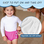 Durio waterproof swimming diaper interior mesh lining detail