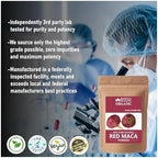 Premium 100 gram pack of organic Peruvian red maca superfood