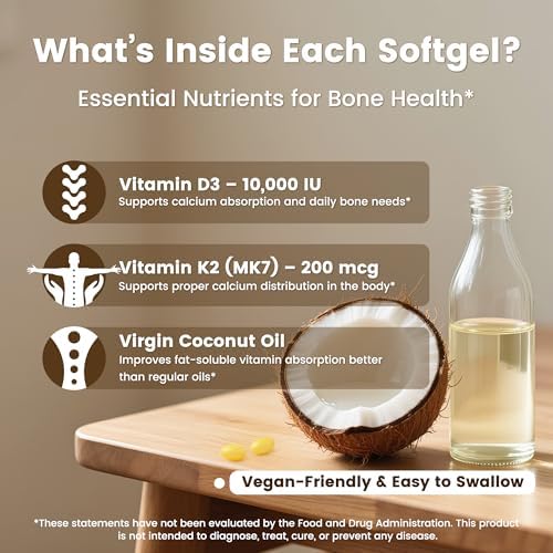Vev Vitamin D3 and K2 supplement softgels texture
