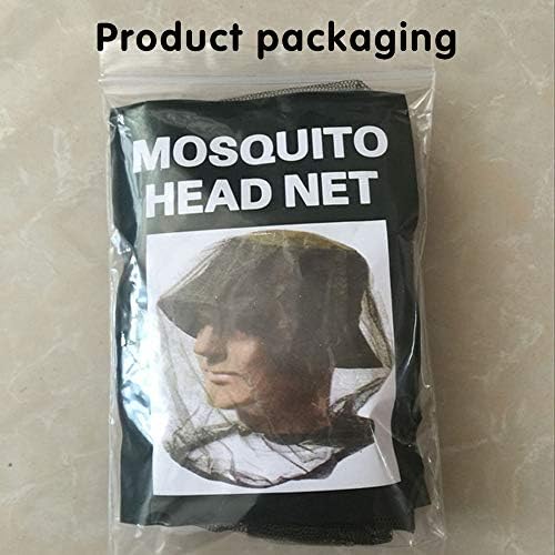 Travel-friendly mosquito head net set for hiking and fishing