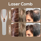 Lucario Tmosso scalp massage comb in use on head