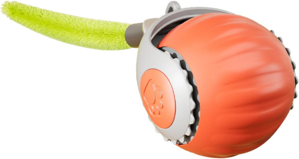 Cat playing with PawsomeFinds motion activated ball