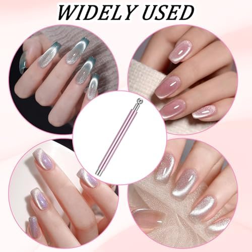 DIY nail art accessories featuring multifunctional cat eye magnet