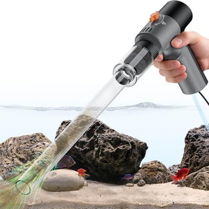Vipask 6-in-1 fish tank vacuum cleaner components