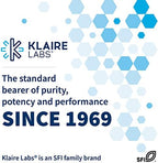 Klaire Labs L-Carnitine pure USP supplement bottle side angle