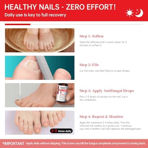 Authentic USA imported QQE nail repair serum for treating fingernail and toenail discoloration.
