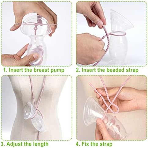 Adjustable food grade silicone strap for nursing mothers