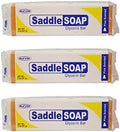 Durvet Saddle Soap Glycerin Bar for leather premium cleaning pack front view