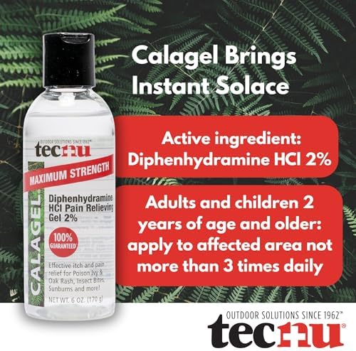 Imported USA skin soothing clear gel for insect stings and rashes