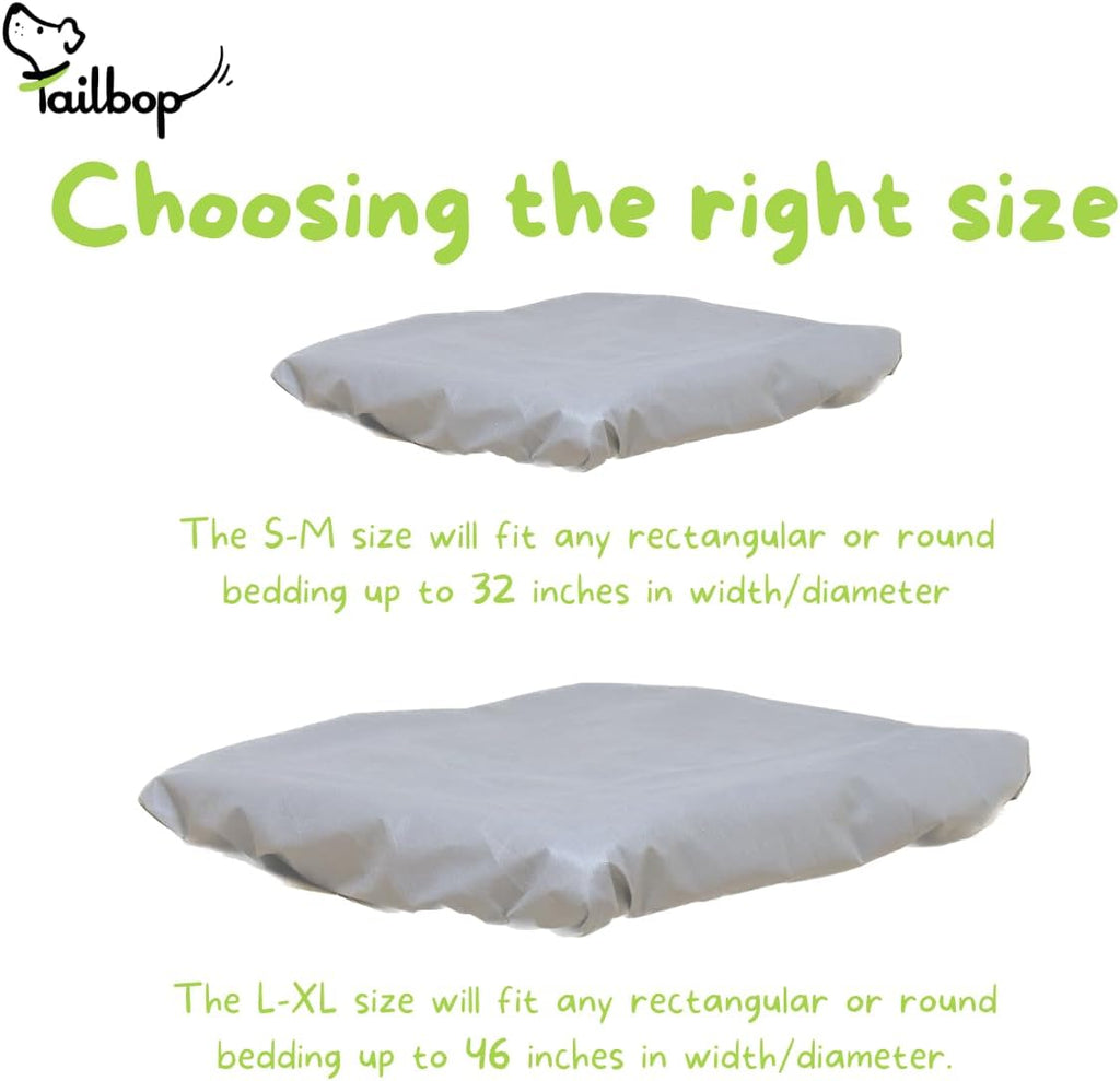 Tailbop three pack premium disposable dog bed protective sheets