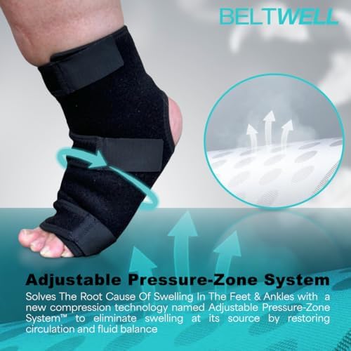 Breathable neoprene material texture of Beltwell compression sleeve