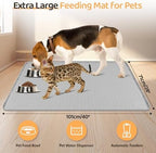 Bartuke dog food placemat non-slip waterproof surface