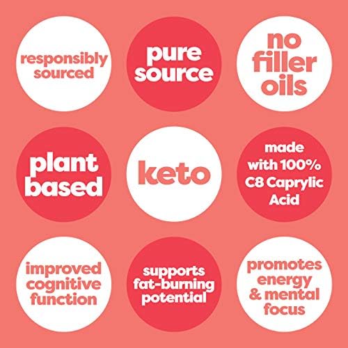 Premium 32 ounce glass bottle of unflavored keto brain fuel displaying usage directions