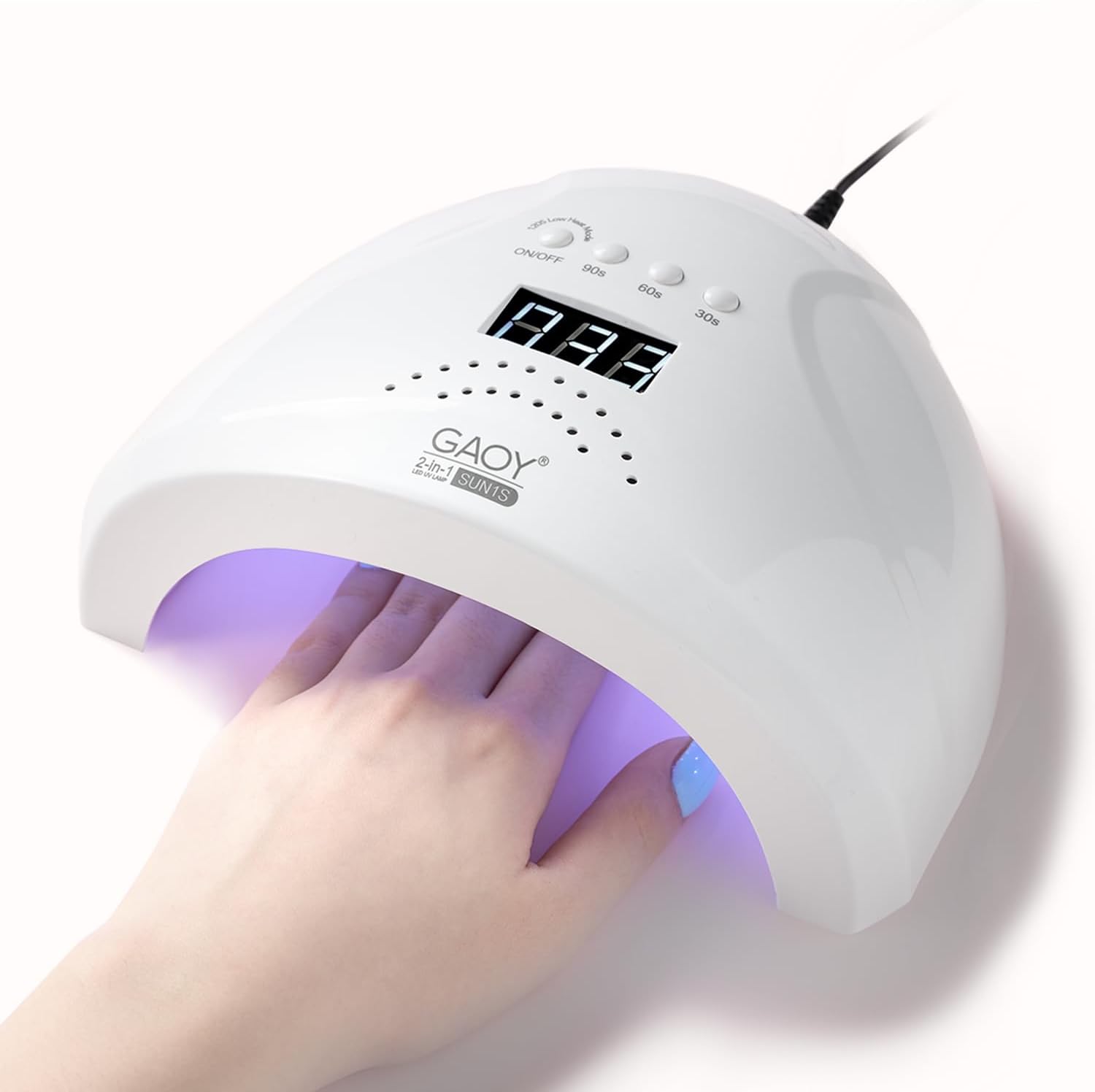 Gaoy UV LED nail lamp front view professional gel dryer