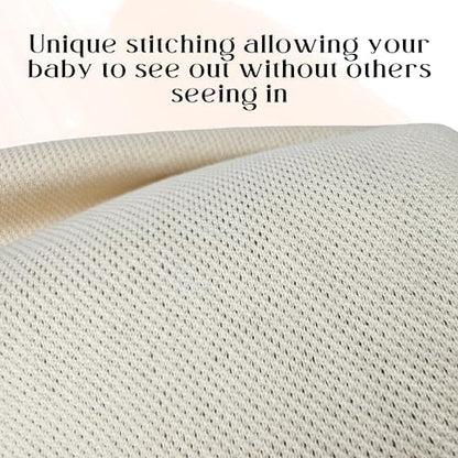 Close up of breathable organic cotton and cashmere fabric texture