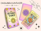 Reverse and upright meaning display on Juju's Vibes tarot cards