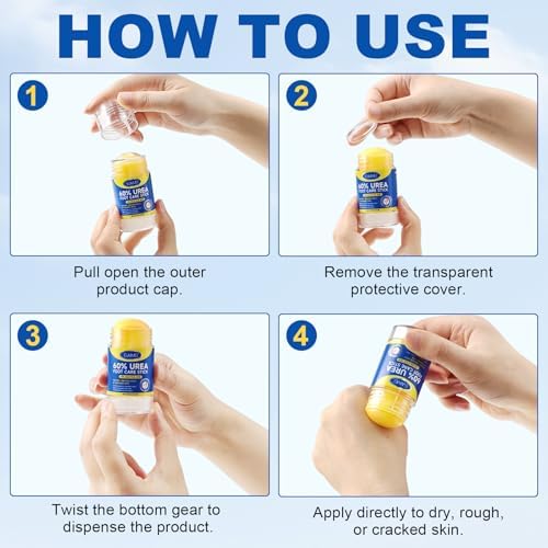 ZyranovaE LuckNest maximum strength foot cream stick full view