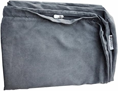 Dogbed4less replacement pet bed cover highlighting the hidden zipper design