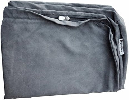 Dogbed4less replacement pet bed cover highlighting the hidden zipper design