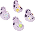 Boxxberk purple dog shoes for hot pavement front view
