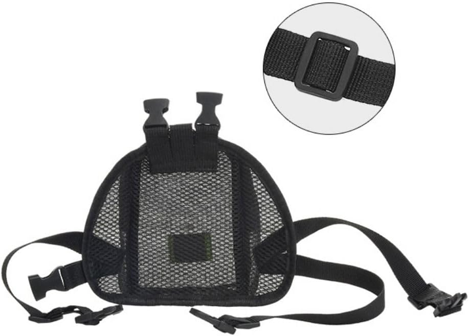 Toseky dog gear grey mesh padded harness showing double layer thickness