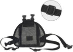 Toseky dog gear grey mesh padded harness showing double layer thickness