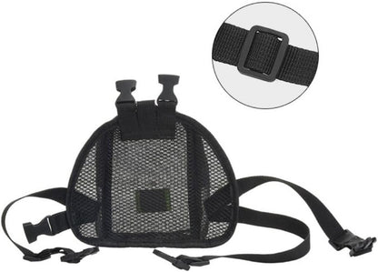 Toseky dog gear grey mesh padded harness showing double layer thickness