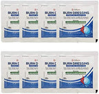 Redicare Burn Gel Dressing 8 pack front view showing sterile packaging.