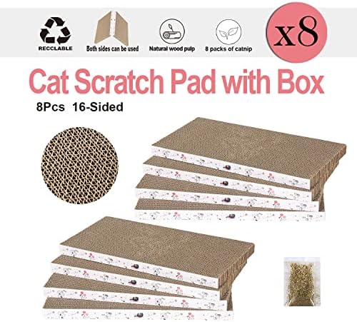 Catinarla animal pattern side detail on white background scratch pad
